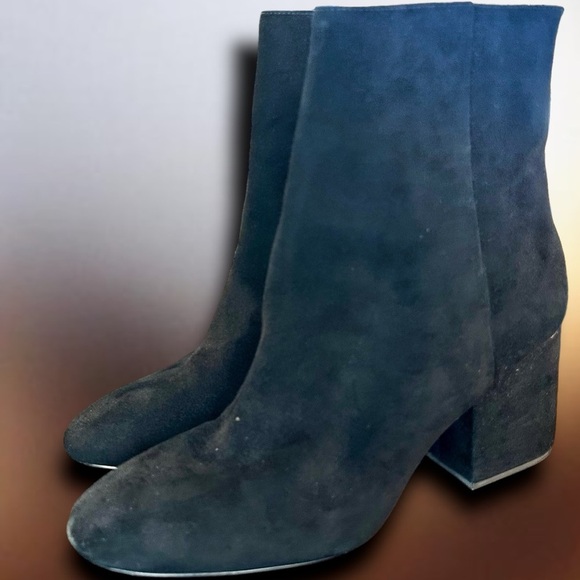 J. Crew Black Suede 'Sadie' Ankle Boots Size 9.5 ASO Duchess Meghan Markle - Picture 4 of 16